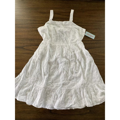 Reseller wholesale Lot of 70 Cat & Jack Girls' White Sleeveless Dresses XXL (18)