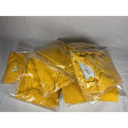 Wholesale Lot of 8 Boys' Cat & Jack Thermal Shirts Mustard Yellow XL (16) Husky